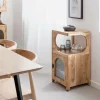 Made in Meubles Petite étagère en bois d'acacia Emyr