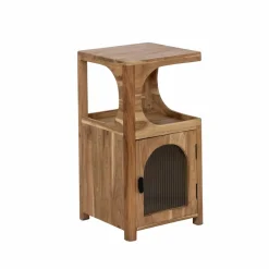 Made in Meubles Petite étagère en bois d'acacia Emyr