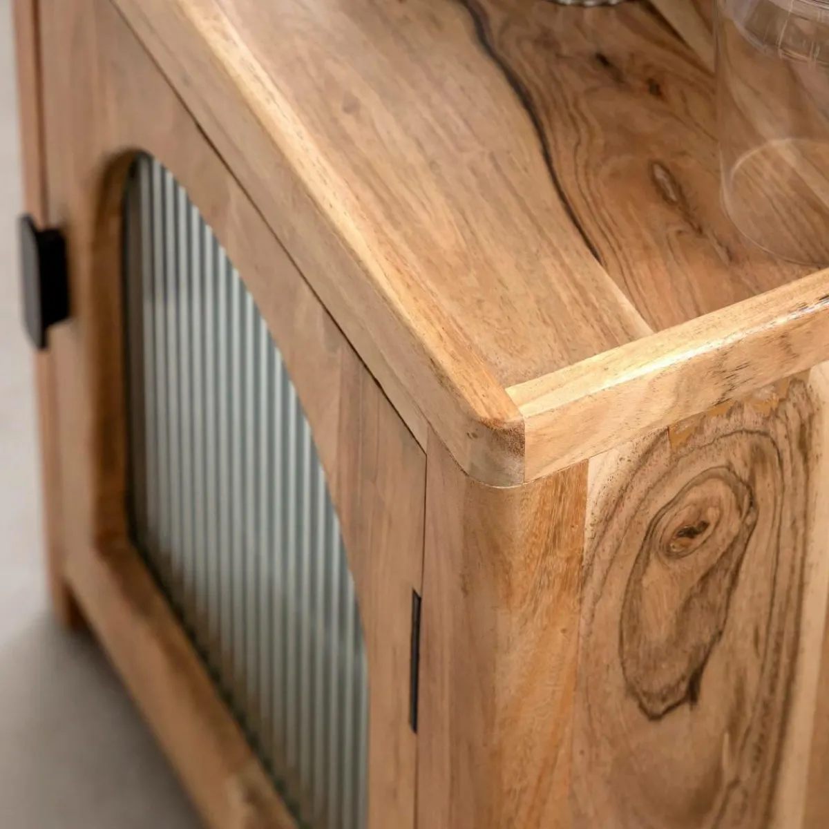 Made in Meubles Petite étagère en bois d'acacia Emyr