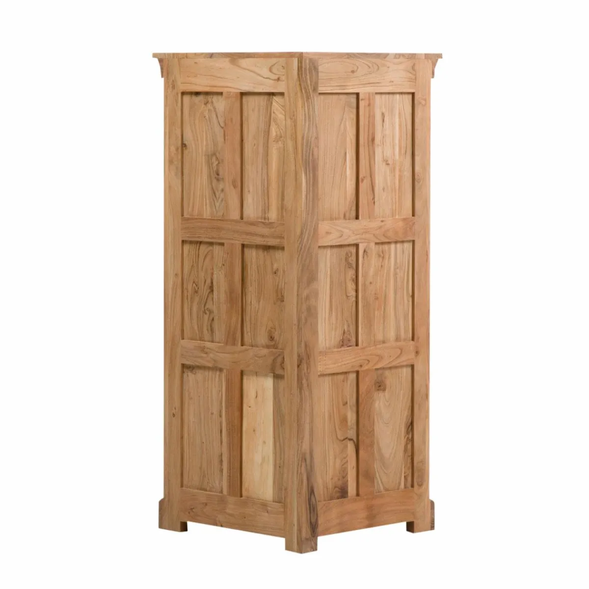 Made in Meubles Petite vitrine d'angle en bois d'acacia Esmée
