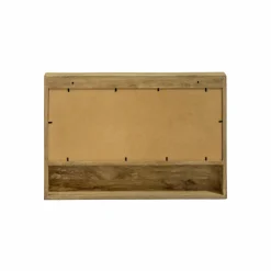 Made in Meubles Porte-manteau en bois de manguier avec miroir Marley