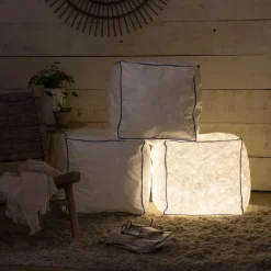 Made in Meubles Pouf lumineux