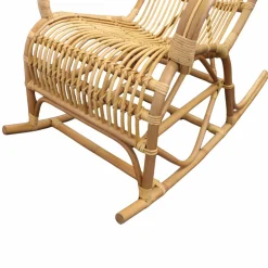 Made in Meubles Rocking chair de jardin en rotin Rattan
