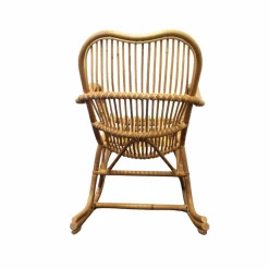 Made in Meubles Rocking chair de jardin en rotin Rattan