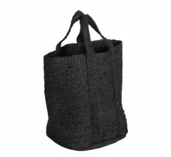 Made in Meubles Sac à  buches noir Marlon