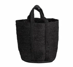 Made in Meubles Sac à  buches noir Marlon