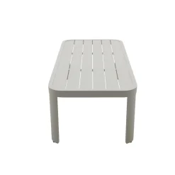 Made in Meubles Salon de jardin en aluminium taupe Loréa