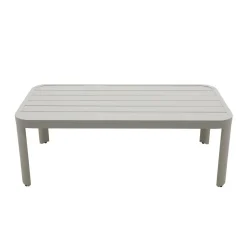Made in Meubles Salon de jardin en aluminium taupe Loréa