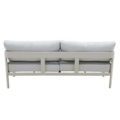 Made in Meubles Salon de jardin en aluminium taupe Loréa
