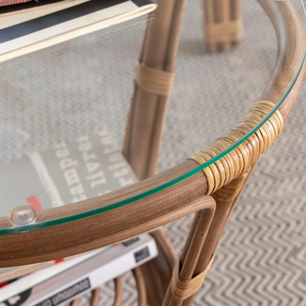 Made in Meubles Salon en rotin 4 places Rattan