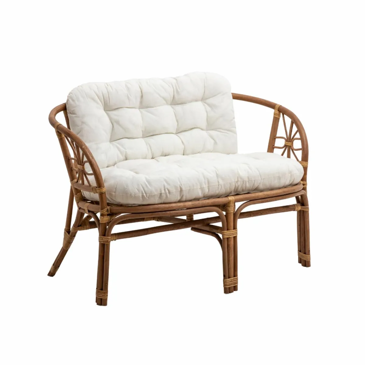 Made in Meubles Salon en rotin 4 places Rattan
