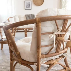 Made in Meubles Salon en rotin 4 places Rattan