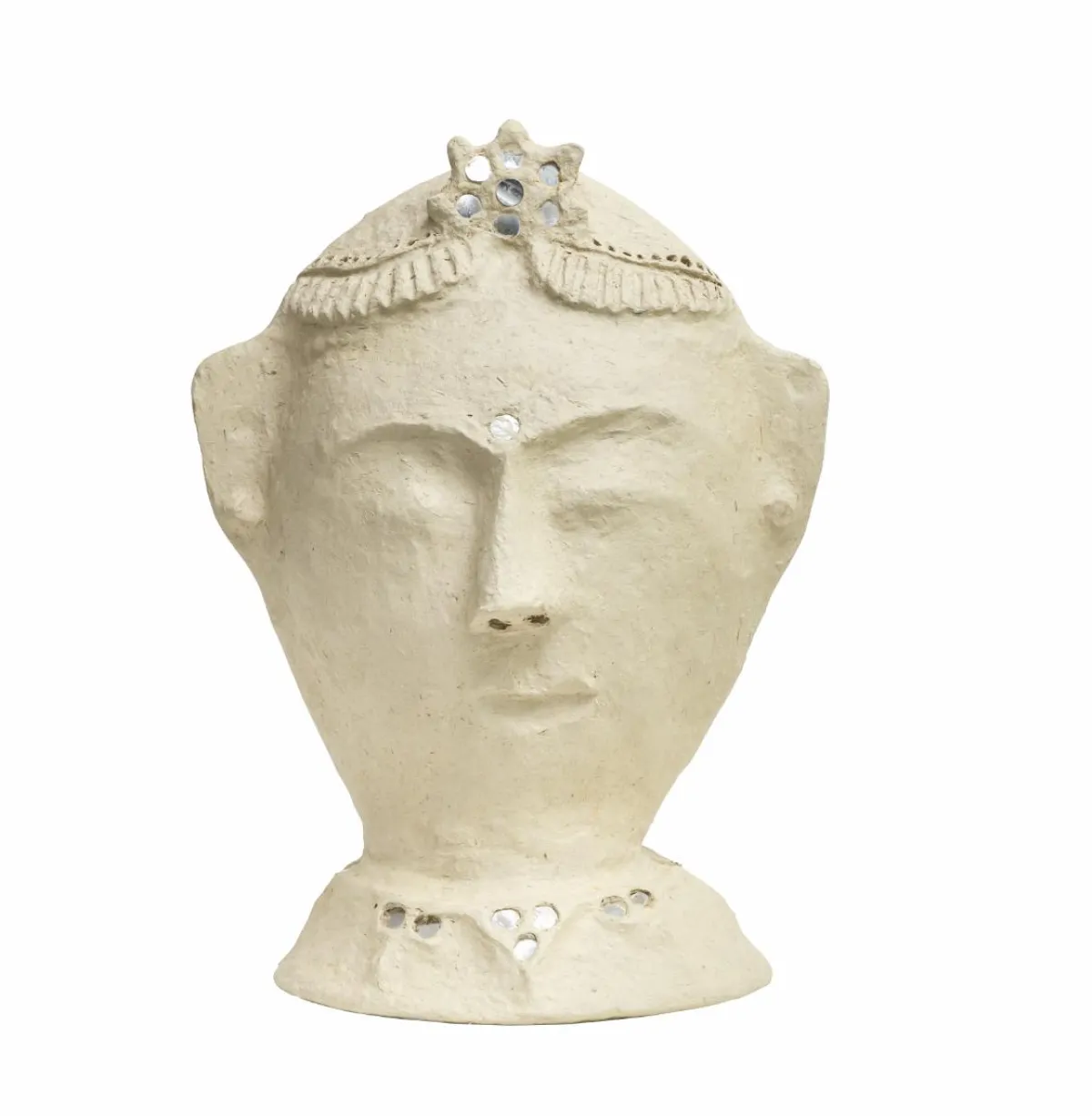Made in Meubles Sculpture buste femme en papier mâché Antoine