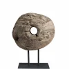 Made in Meubles Sculpture en bois et métal Fannie