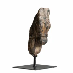 Made in Meubles Sculpture en bois et métal Léonie