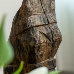 Made in Meubles Sculpture en bois et métal Léonie