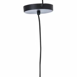 Made in Meubles Suspension ajourée en métal noir Félix