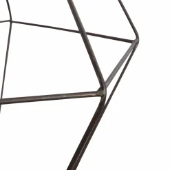 Made in Meubles Suspension graphique en métal noir Jim