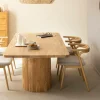 Made in Meubles Table à manger en bois d'acacia Vali