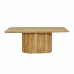 Made in Meubles Table à manger en bois d'acacia Vali