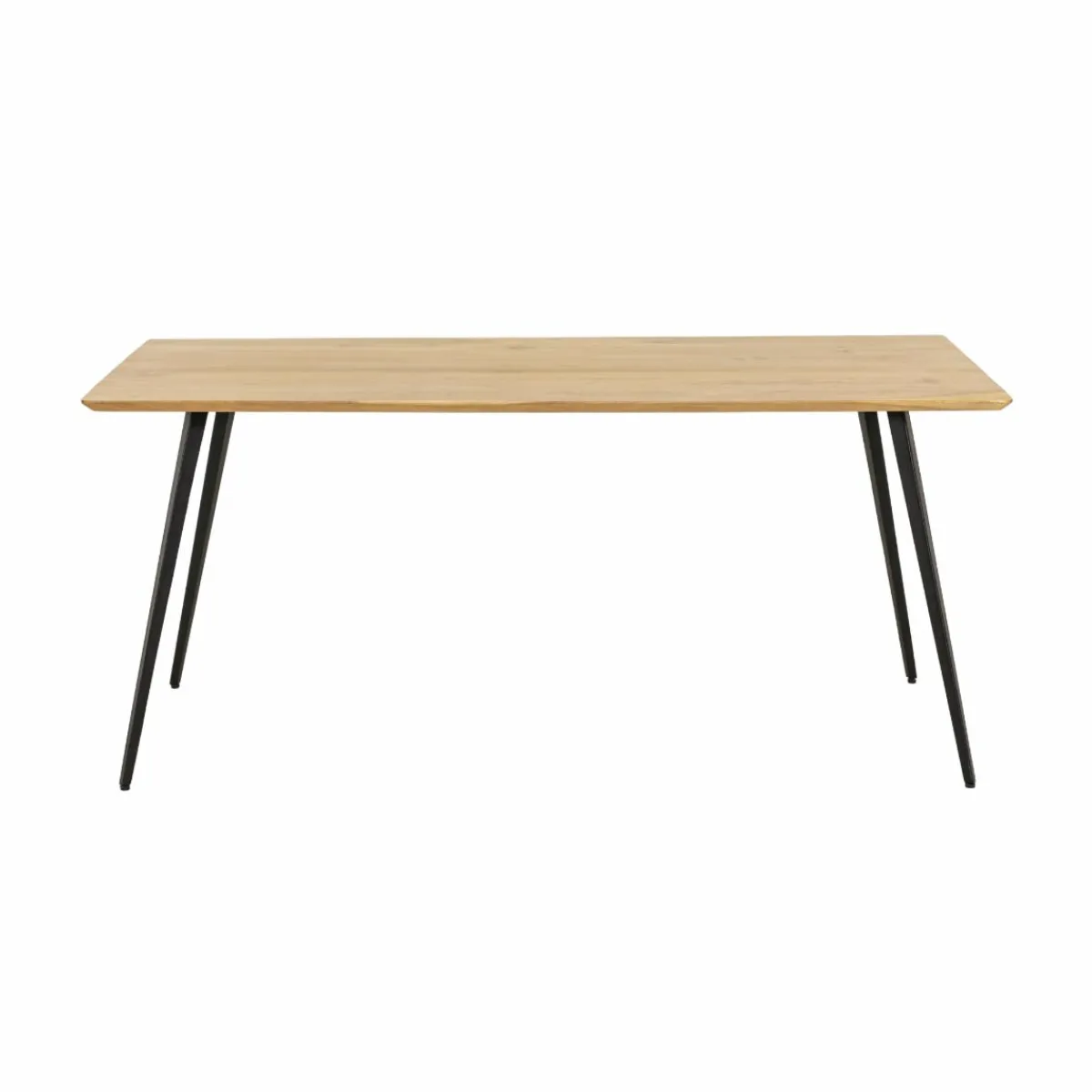 Made in Meubles Table à manger en bois d'acacia et métal Alan