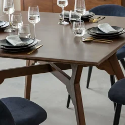 Made in Meubles Table à manger en bois de manguier Hava