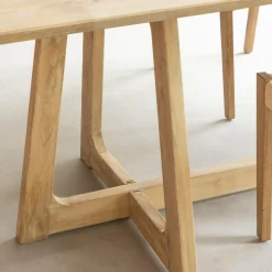 Made in Meubles Table à manger en bois de manguier Anastasia