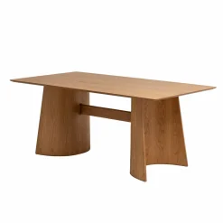 Made in Meubles Table à manger en bois de chêne Almaric