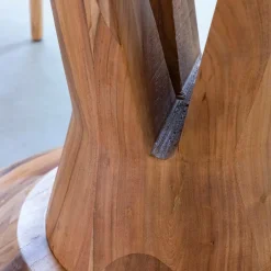 Made in Meubles Table à manger ovale en bois d'acacia 175 cm Sauge