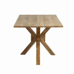 Made in Meubles Table à manger rectangulaire en bois d'acacia Izel