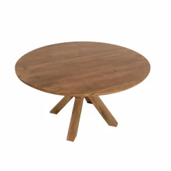 Made in Meubles Table à manger ronde en manguier Maloé