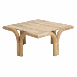 Made in Meubles Table basse carré en bois de manguier Zola