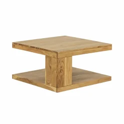Made in Meubles Table basse carrée en bois d'acacia Caël