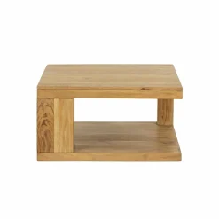 Made in Meubles Table basse carrée en bois d'acacia Caël
