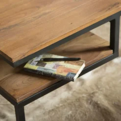 Made in Meubles Table basse en bois d'acacia Havana