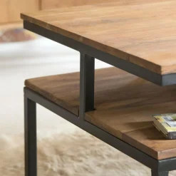 Made in Meubles Table basse en bois d'acacia Havana