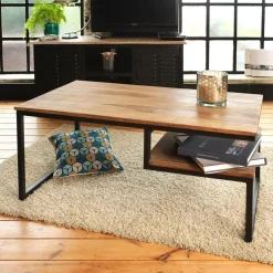 Made in Meubles Table basse en bois d'acacia Havana