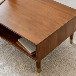 Made in Meubles Table basse en bois d'acacia Emiel