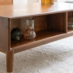 Made in Meubles Table basse en bois d'acacia Emiel