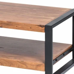 Made in Meubles Table basse en bois d'acacia 120 cm Havana