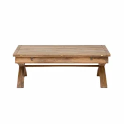 Made in Meubles Table basse en bois de manguier à allonges Luce