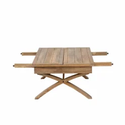 Made in Meubles Table basse en bois de manguier à allonges Luce