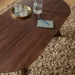 Made in Meubles Table basse en bois de manguier Augustin