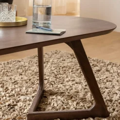 Made in Meubles Table basse en bois de manguier Augustin