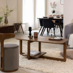 Made in Meubles Table basse en bois de manguier Zola