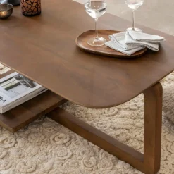 Made in Meubles Table basse en bois de manguier Zola