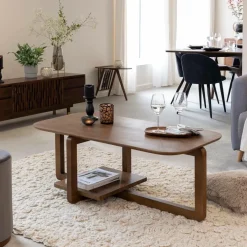 Made in Meubles Table basse en bois de manguier Zola