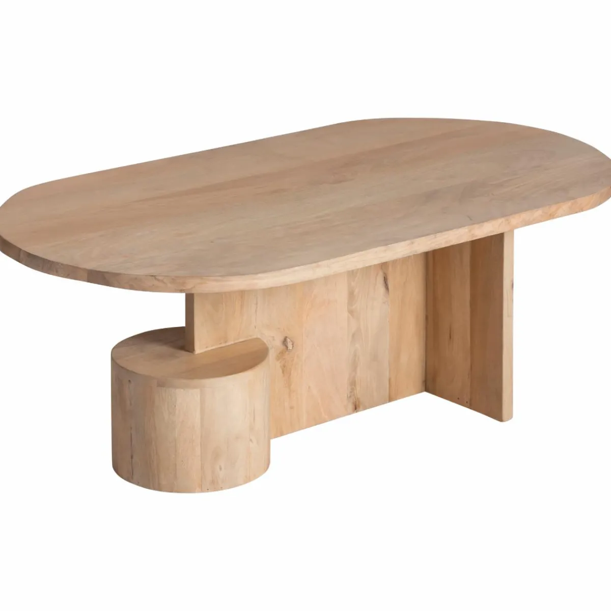 Made in Meubles Table basse en bois de manguier Edouard