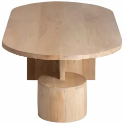 Made in Meubles Table basse en bois de manguier Edouard