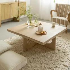 Made in Meubles Table basse en bois de manguier Atlas